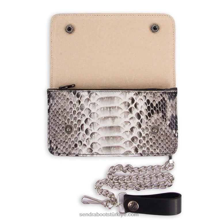 Sendra cartera piton barriga blanco-negroRDLJL429