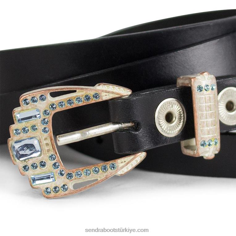 Sendra 1287 Cinturones negro cobre plata/agua marinaRDLJL416