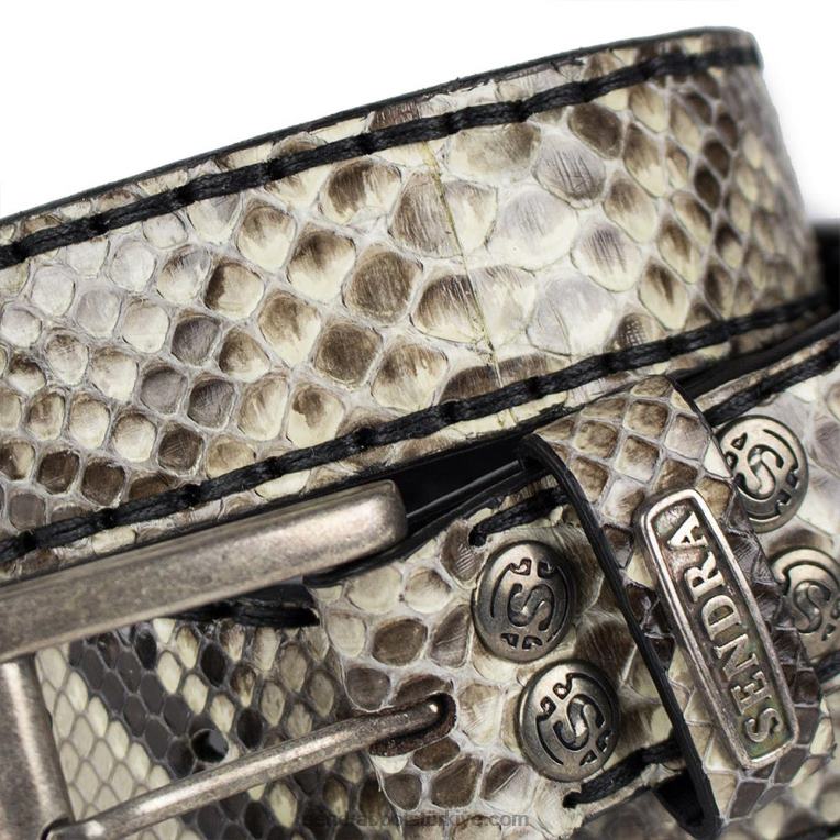 Sendra 5156 cinturones piton doğal beyaz/zenciRDLJL410