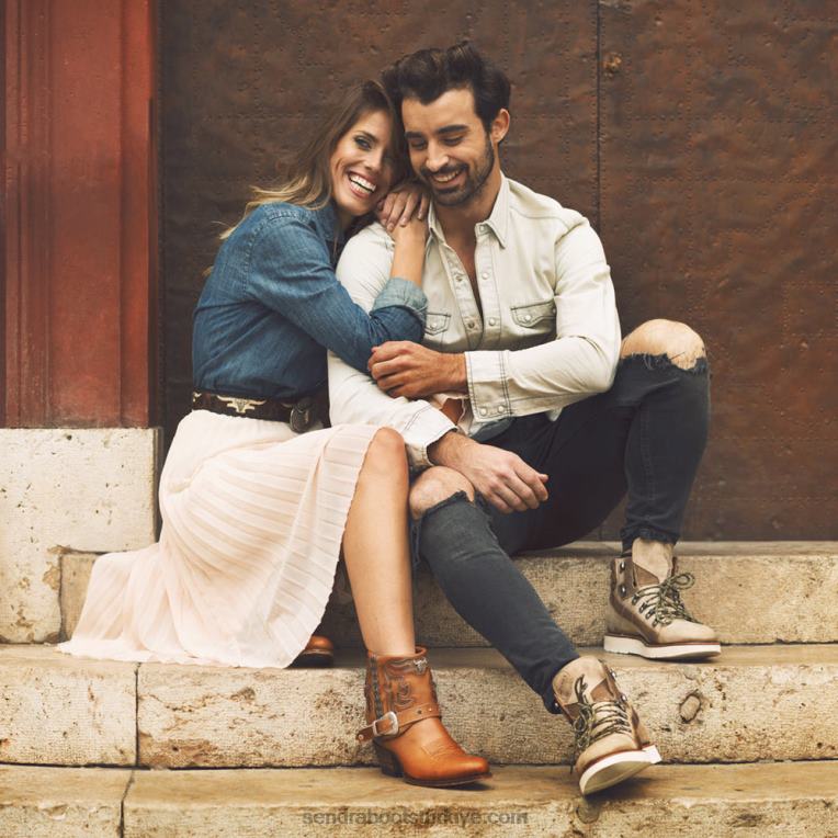 erkekler Sendra 14885 çöl koşucusu hueso lavado - camure cueroRDLJL50