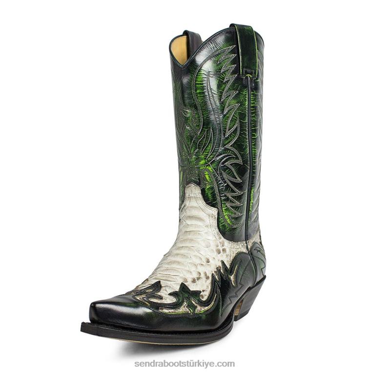 erkekler Sendra 3241p cuervo piton çubuğu. blanco/negro denver verdeRDLJL56