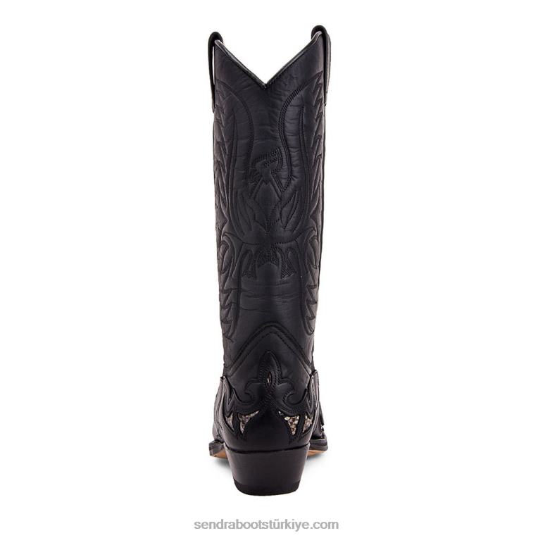 erkekler Sendra 3242 cuervo çekme yağı negro-transp. pitonRDLJL123