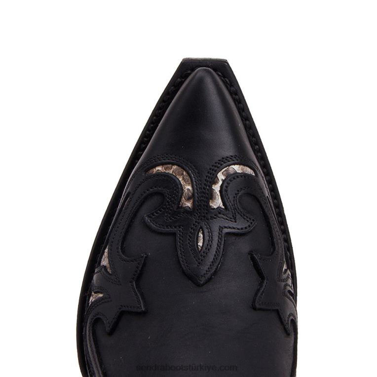 erkekler Sendra 3242 cuervo çekme yağı negro-transp. pitonRDLJL123