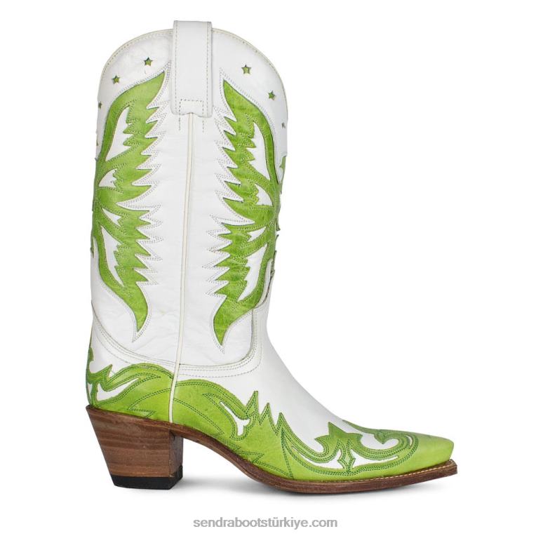 kadınlar Sendra r3140 6885 pico beyaz-verde 41RDLJL762